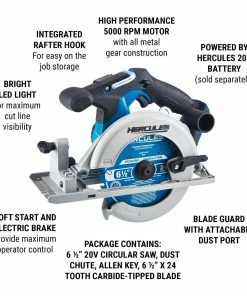 Hot Sale 🔔 Flash Sale ⌛ HERCULES 20V Cordless 6-1/2 in. Circular Saw - Tool Only 🎁 🛒 20 Hot Sale 🔔 Flash Sale ⌛ HERCULES 20V Cordless 6-1/2 in. Circular Saw - Tool Only 🎁 🛒 -Hercules Sales Store 64984 W2