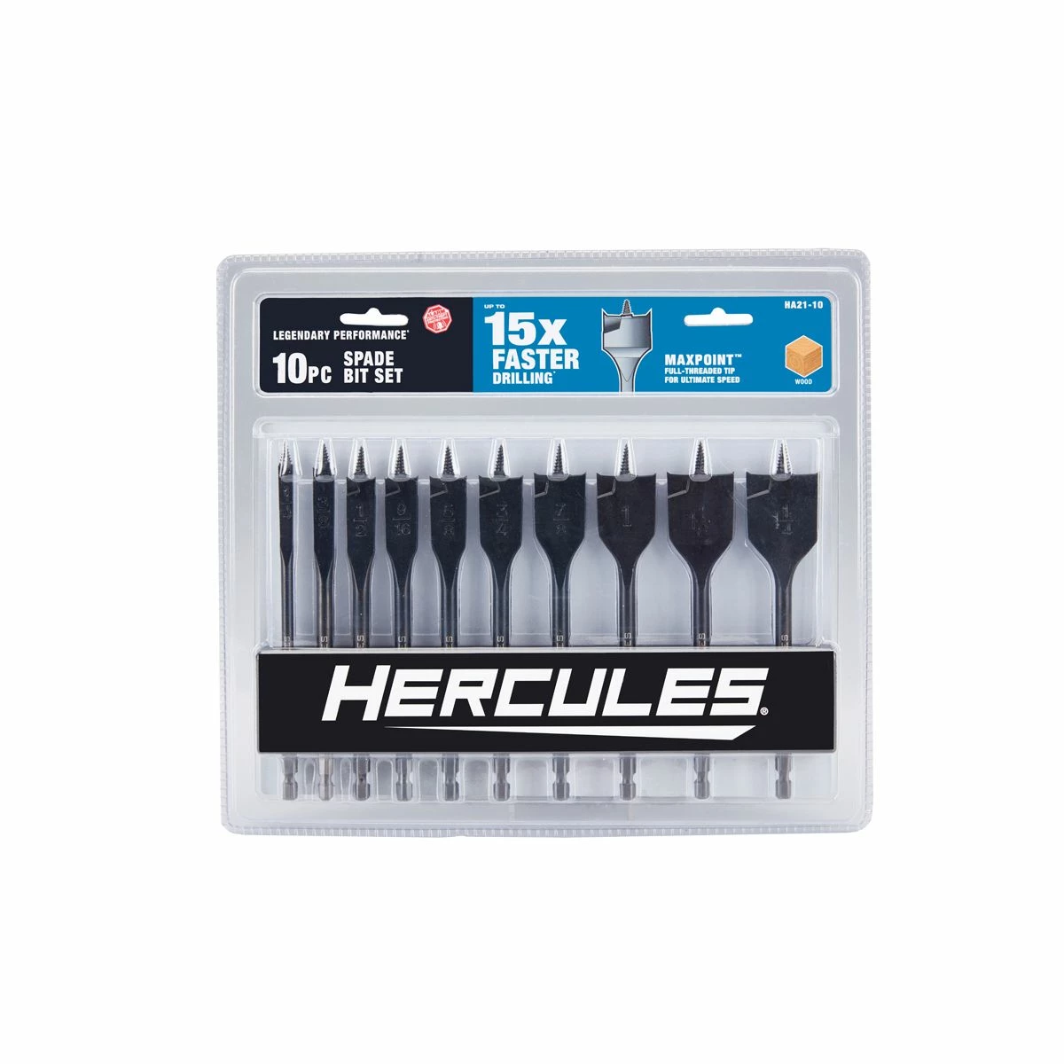 Hot Sale ❤️ Wholesale 💯 HERCULES Spade Bit Set, 10 Piece 😀 😉 5 Hot Sale ❤️ Wholesale 💯 HERCULES Spade Bit Set, 10 Piece 😀 😉 - Image 3